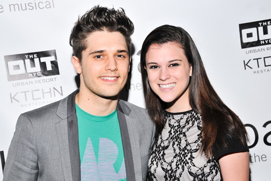 Bare – Opening Night – Andy Mientus – Alexandra Socha