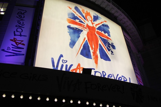 Viva Forever opening night – marquee