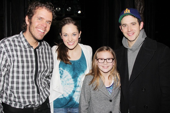 Bebe Wood at Cinderella – Bebe Wood – Perez Hilton – Laura Osnes – Santino Fontana