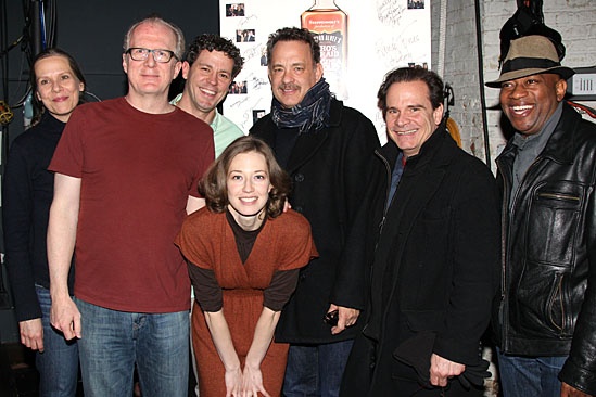 Who’s Afraid of Virginia Woolf? – Tom Hanks and Peter Scolari Visit – Amy Morton – Tracy Letts – Madison Dirks – Carrie Coon – Tom Hanks – Peter Scolari – Marc Damon Johnson