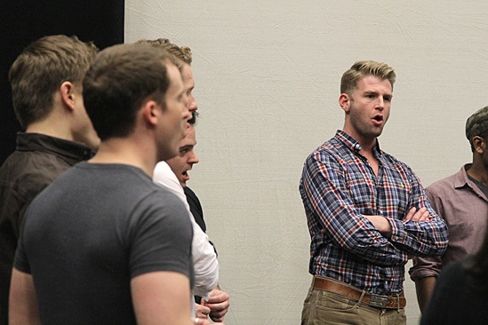 Carousel Rehearsal – male ensemble