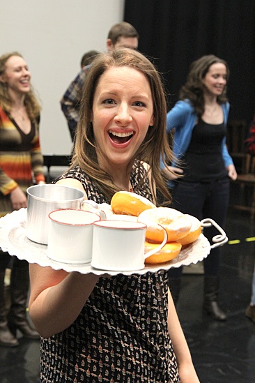 Carousel Rehearsal – Jessie Mueller (tray)