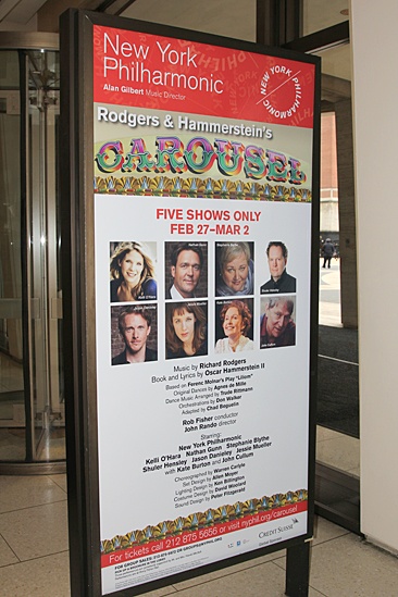 Carousel Rehearsal – poster