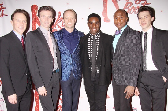 Kinky Boots Opening- Paul Canaan- Charlie Sutton- Kyle Post- Kyle Taylor Parker- Kevin Smith Kirkwood- Joey Taranto