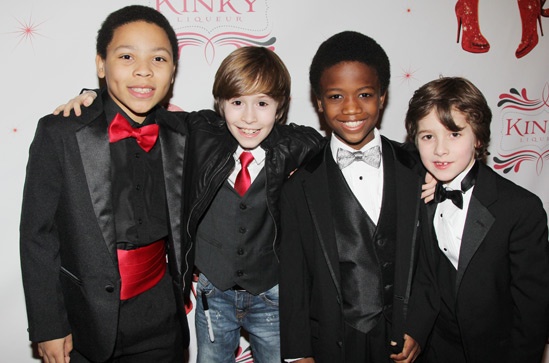 Kinky Boots Opening- Marquise Neal- Sebastian Hedges Thomas- Cole Bullock- Jonah Halperin