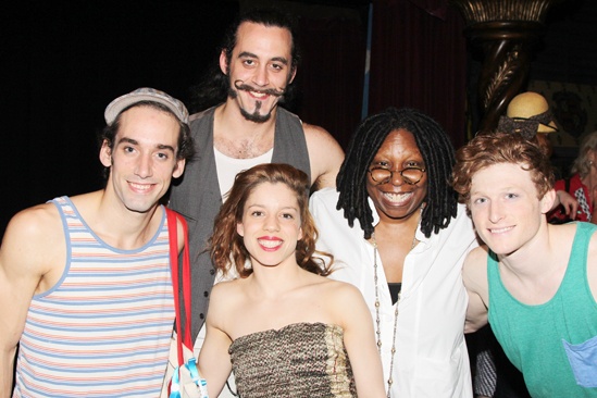 Pippin – Whoopi Backstage Visit – Gregory Arsenal – Yannick Thomas – Lolita Costet – Whoopi Goldberg – Philip Rosenberg