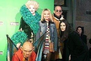 Wicked Herald Square Event - Manuel Herrera - Carole Shelley - Kristin Chenoweth - Joel Grey - Idina Menzel