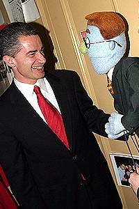 McGreevey @ Avenue Q - James McGreevey - Rod (handshake)