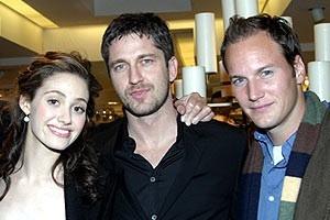Phantom Film Stars at Bloomingdale's - Emmy Rossum - Gerard Butler - Patrick Wilson