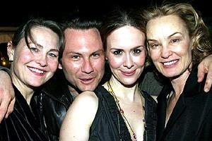 The Glass Menagerie Opening - Cherry Jones - Christian Slater - Sarah Paulson - Jessica Lange
