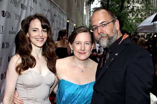 2010 Tony Awards Red Carpet – Maria Dizzia – Sarah Ruhl – David Zinn
