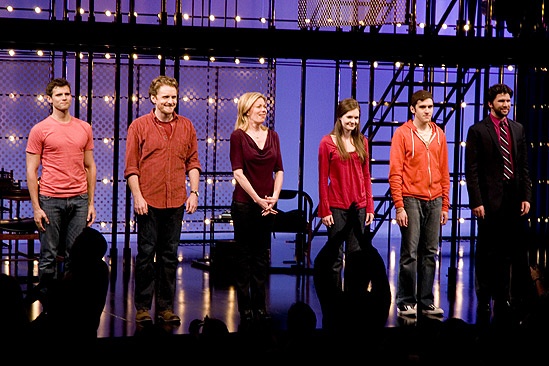 Marin Mazzie and Jason Danieley Debut in Next to Normal – group curtain call