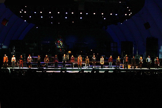 Rent at the Hollywood Bowl – cast (in line)