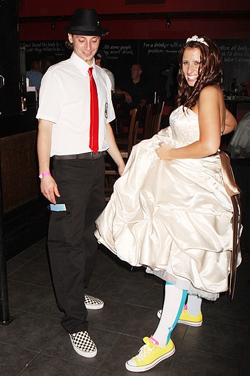 Rock of Ages wedding – Paul Fontana – Sharyn Fontana – shoes