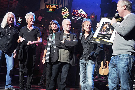 REO Speedwagon at Rock of Ages – Bruce Hall - Kevin Cronin – Bryan Hitt – Neal Doughty – Dave Amato – Carl Levin