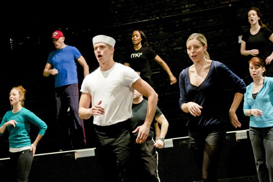 Anything Goes in Rehearsal –  ensemble