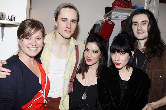 Spidey Kelly Clarkson – Kelly Clarkson – Reeve Carney – Lisa and Jessica Origliasso - Zane Carney