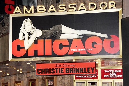 Christie Brinkley opens – marquee
