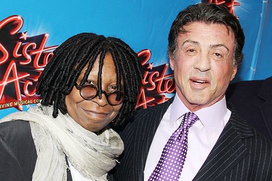 Sister Act Opening Night - Whoopi Goldberg – Sylvester Stallone 