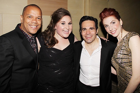 Sister Act Opening Night –  Jerry Dixon – Sarah Bolt – Mario Cantone – Marla Mindelle 