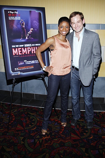 Memphis movie premiere – Chad Kimball – Montego Glover