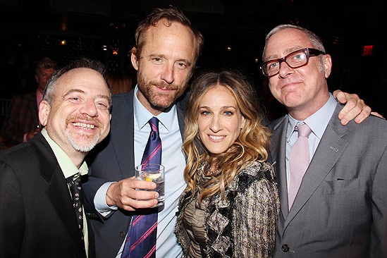 The Normal Heart Opening Night – Mark Shaiman – John Benjamin Hickey – Sarah Jessica Parker – Scott Wittman