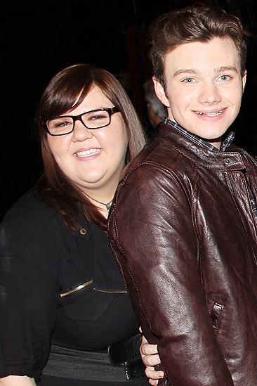 Glee Cast at Sister Act – Ashley Fink – Chris Colfer