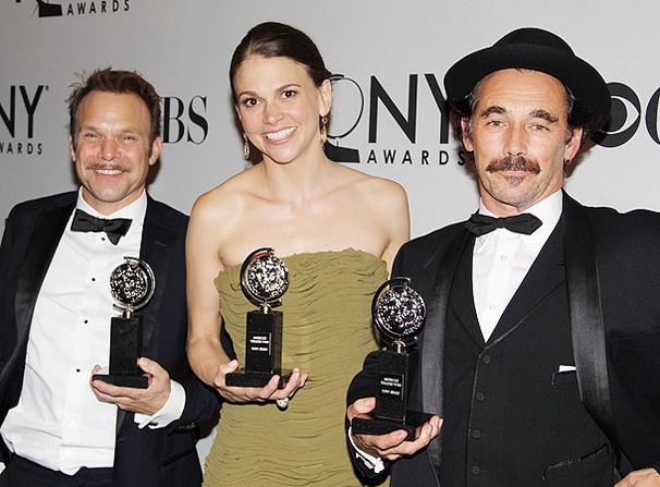 2011 Tony Awards Winners Circle – Norbert Leo Butz – Sutton Foster – Mark Rylance