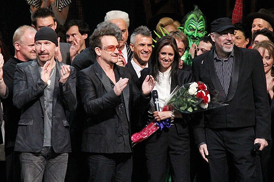 Spider-Man opening – Bono – Taymor – stage