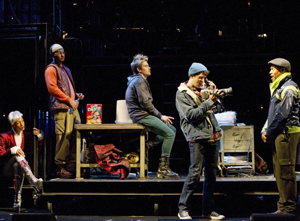 Show Photos - Rent - Michael Rodriguez - nicholas Christopher - Matt Shingledecker - Adam Chanler-Berat - Ephraim Sykes