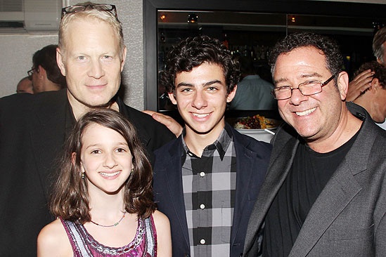 Opening night of <i>Rent</i> - Michael Greif and family 