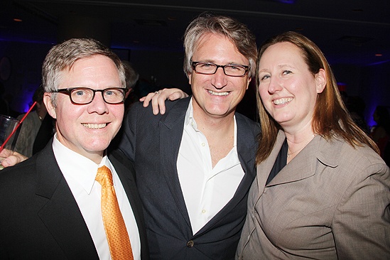 <i>Follies</i> opening night – Alan Williams – Eric Schaeffer – Beth Williams 