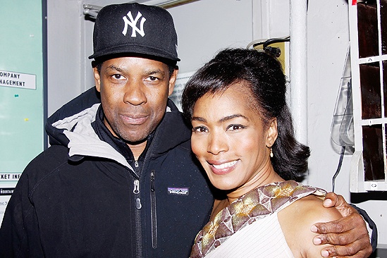 Denzel Washington at <i>The Mountaintop</i> - Denzel Washington – Angela Bassett 