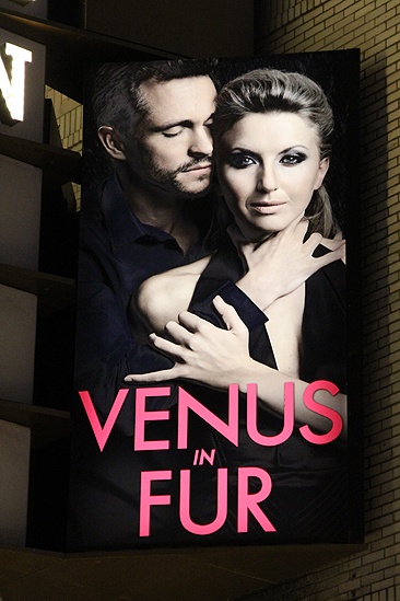 Venus in Fur Broadway Opening Night – marquee