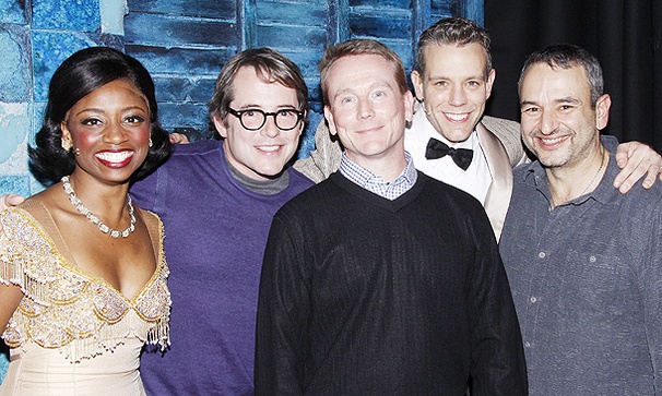 Matthew Broderick at Memphis – Montego Glover – Matthew Broderick – Derek McCracken – Adam Pascal – Joe DiPietro
