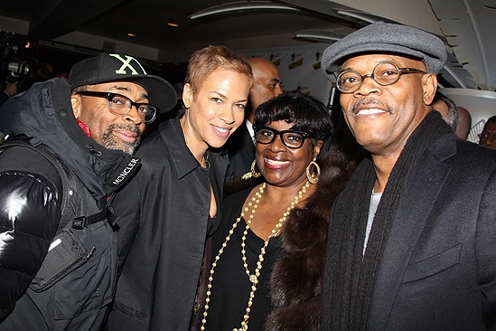 <i>Stick Fly</i> Opening Night – Spike Lee – Tonya Lewis Lee – Latoya Richardson – Samuel L. Jackson 