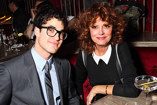How to Succeed – Darren Calvin Klein Party - Darren Criss – Susan Sarandon
