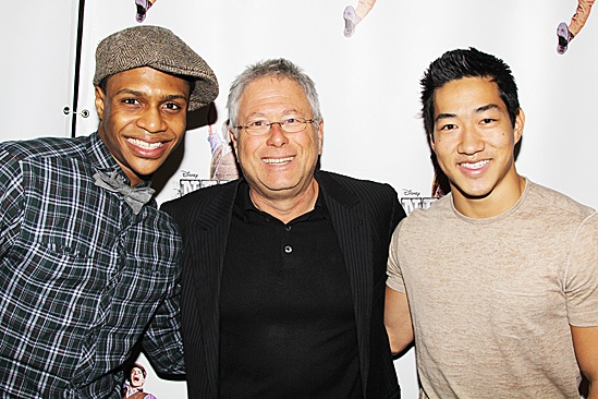 Newsies- Ephraim M. Sykes, composer Alan Menken and Alex Wong