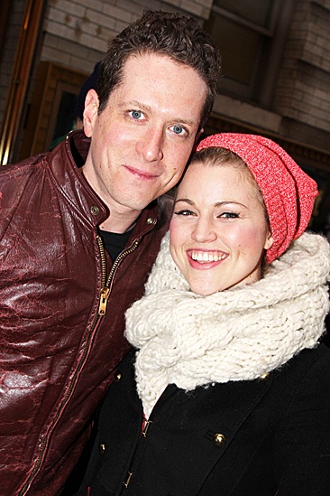 Karen Olivo Backstage at Spider-man – Matt Caplan – Rebecca Faulkenberry