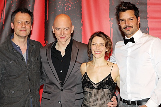 Evita - Ricky Martin, Michael Grandage, Elena Roger and Michael Cerveris 