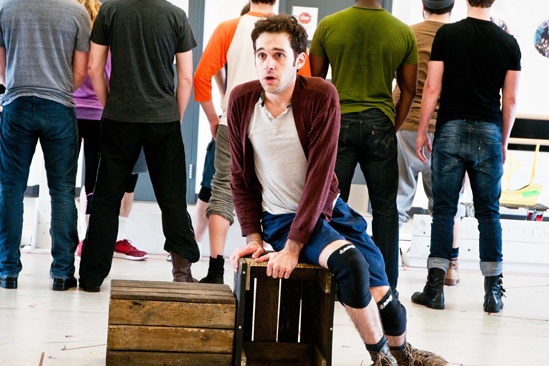 Peter and the Starcatcher Rehearsal –Adam Chanler-Berat 
