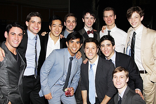 Newsies – Opening Night – Tommy Bracco – Jeremy Jordan – Alex Wong – Aaron J. Albano – Michael Fatica – Garett Hawe – Thayne Jasperson – Jess LeProtto – Ryan Steele – Brendon Stimson – Mike Faist