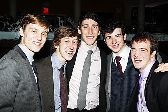 Newsies – Opening Night – Brendon Stimson – Ryan Breslin – Ben Fankhauser – Jack Scott – Evan Kasprzak