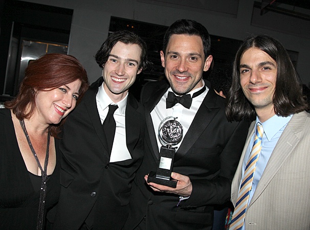 Once Tony party – Anne L. Nathan – Will Connolly – Steve Kazee – Lucas Papaelias