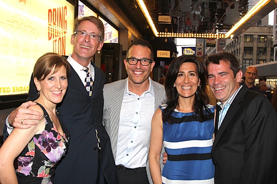Bring It On Opening Night – Kristin Caskey – Dick Scanlan – Michael Mayer – Jeanine Tesori – Mike Isaacson
