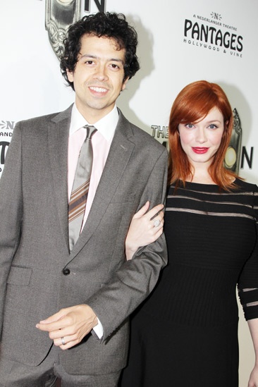 ‘Book of Mormon’ LA Opening—Geoffrey Arend—Christina Hendricks