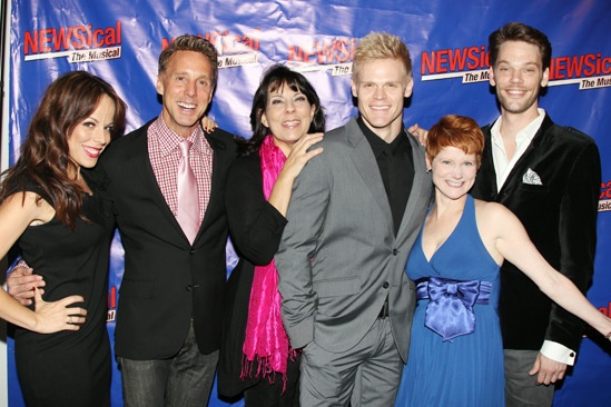 Newsical Opening- Leslie Kritzer-  Michael West- Christine Pedi- Tommy Walker - Amy Griffin - Ryan Knowles