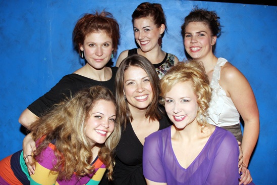 ‘5 Lesbians Eating a Quiche’ Opening Night — Thea Lux — Caitlin Chuckta — Sarah Gitenstein — Megan Johns — Rachel Farmer — Maari Suorsa