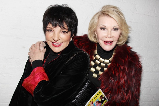 The Performers – preview opening – Liza Minnelli – Joan Rivers 