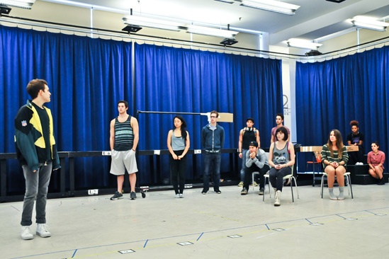 Bare – Rehearsal – Taylor Trensch – cast